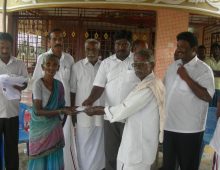 Giving Medical Aid for the senior citizens